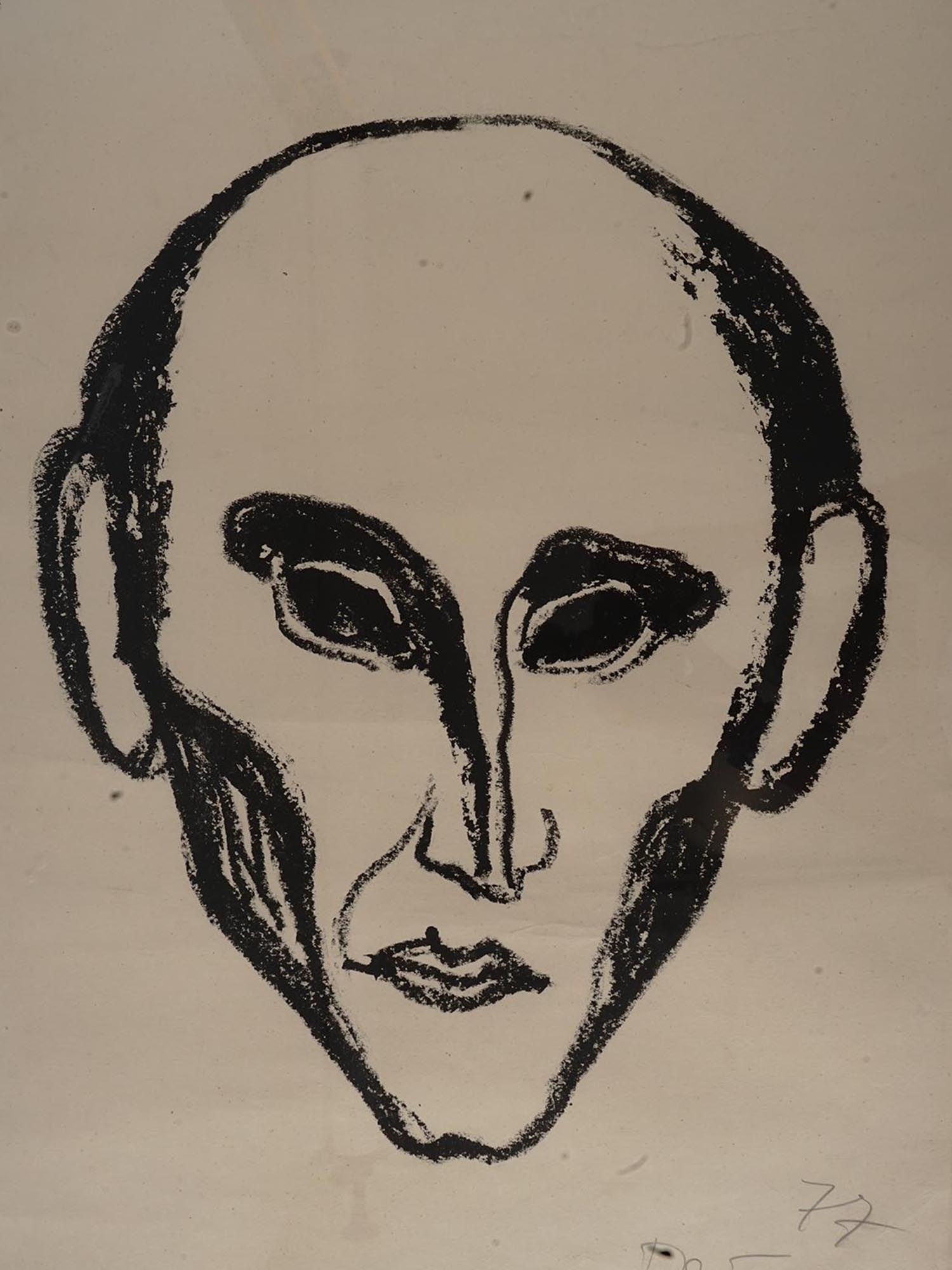 GAVRIIL GLIKMAN RUSSIAN LITHOGRAPH OF SCHOENBERG PIC-1